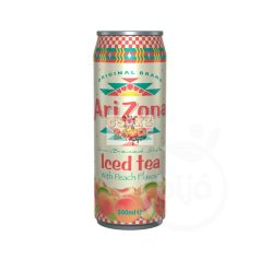 Arizona Fekete tea Barack 0,5l DRS  Szav.idő:2027.08.31.