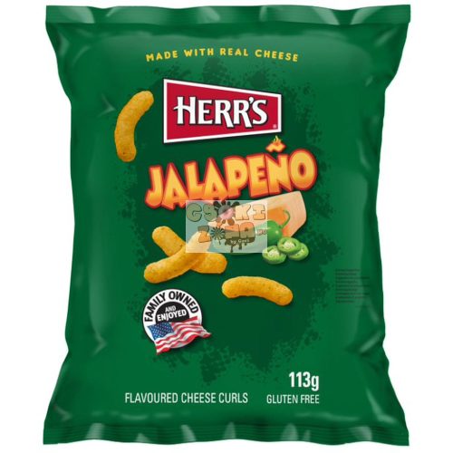 Herr's Jalapeno Cheese Curls 113g