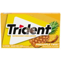   Trident rágógumi ananász 14 db-os (12db/karton) Szav. idő: 2026.08.22.