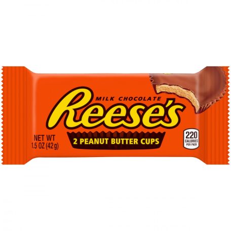 Reese's mogyoróvajas csokoládé 2 db-os 42 g (36) Szav. idő: 2026.12.31.