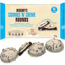Hershey's Cookies 'n' cream rounds 96g Szav. !!!2025.04.28.!!!