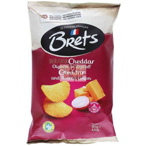 Brets Cheddar Oignon Roscoff 125g