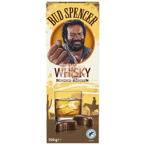 Bud Spencer Whisky-vel töltött csokoládé bonbon 150g Szav. idő: 2026.04.16.