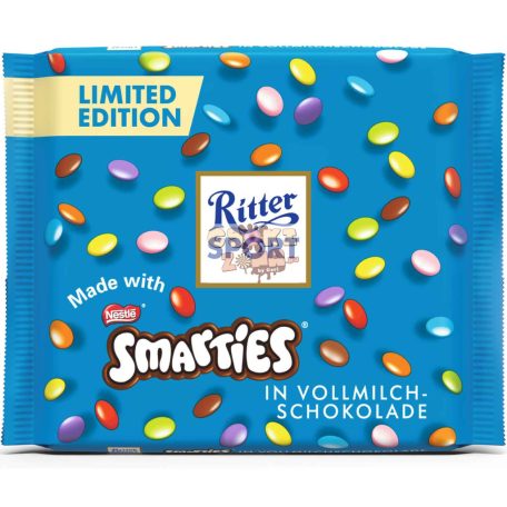 Ritter Sport Smarties tejcsokoládé 100g (10) Szav. idő: 2026.07.15.