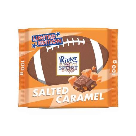 Ritter Sport Sós karamellás tejcsokoládé 100g Szav. idő: 2026.10.15.