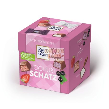 Ritter Sport Schokowürfel Joghurt Schatz 176g  Szav.idő:2026.08.21.