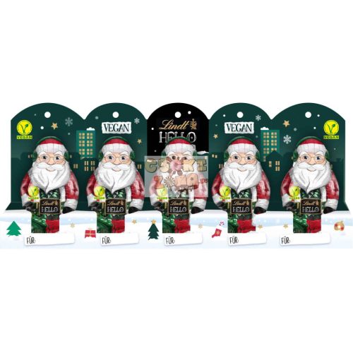 Lindt Hello Vegan Mini-Santa 5x10g