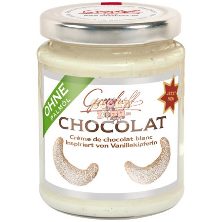 Grashoff fehér csokoládés krém vaníliás kifli ízesítéssel 235g Szav. 2026.02.08.