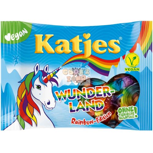 Katjes Wunderland Rainbow-Edition vegán gumickor 175g Szav. idő: 2026.07.31.