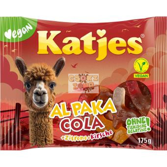 Katjes Al Paka Cola citrom cseresznye ízű vegán gumicukor 175g Szav. idő: 2026.06.30.