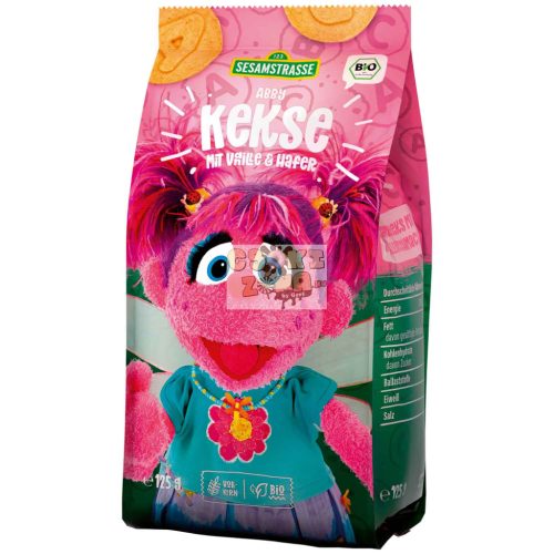 "Sesame Street" Abby vaníliás bio zabkeksz 125g
