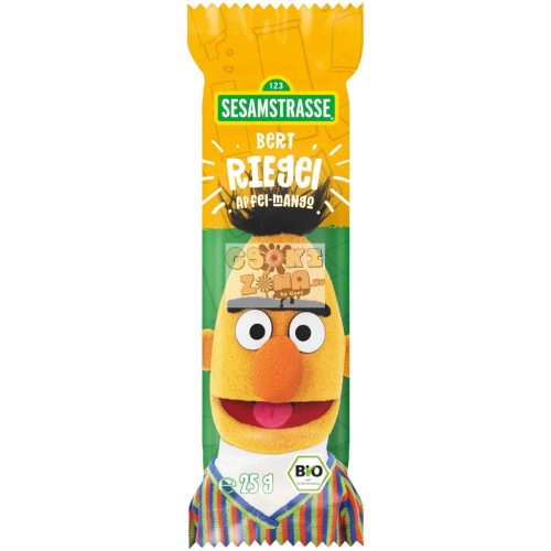 Szezám utca Bert almás-mangós BIO zabszelet 25g  Szav.idő: 2025.06.18.