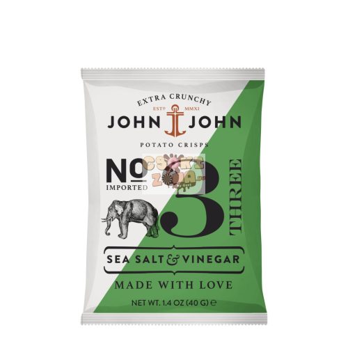 John & John tengeri sós-ecetes chips 40g