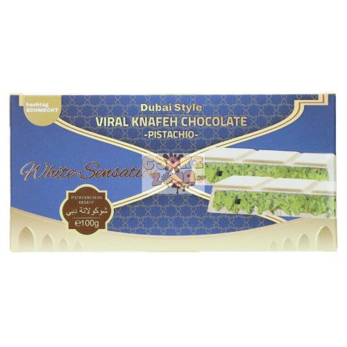 Dubai csokoládé FEHÉR csokoládés 100g
