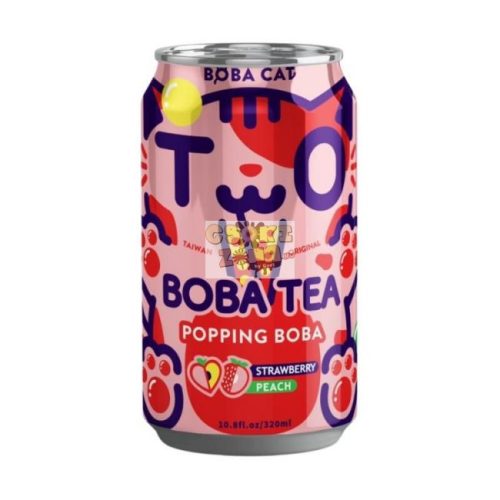 Boba Cat Popping Boba eper&barack 325ml