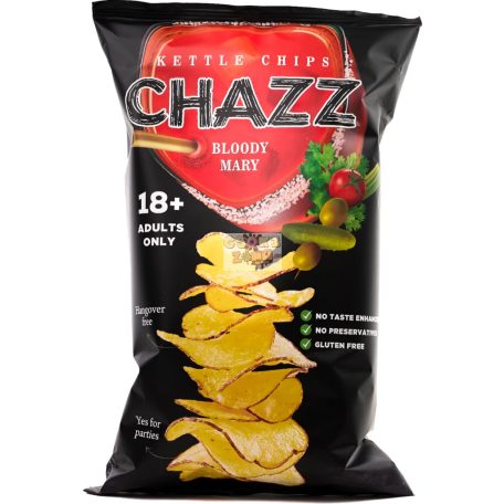 CHAZZ BURGONYA CHIPS BLOODY MARY ÍZŰ 90g (15)