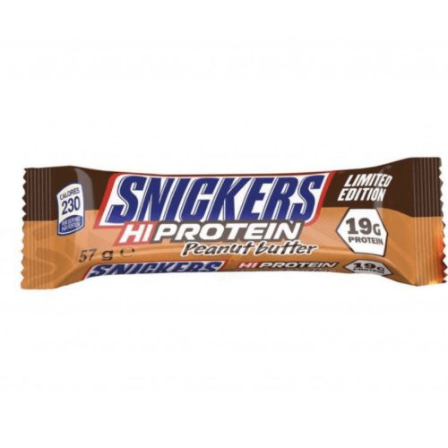 Snickers mogyoróvajas protein szelet 57g