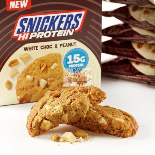 Snickers Hi Protein cookie fehércsokis 60g (12)