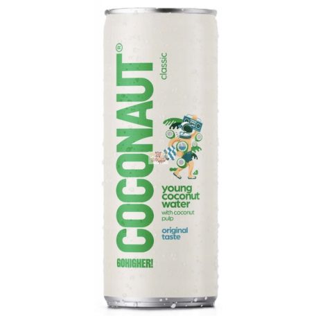 Coconaut kókuszvíz gyümölcshússal 320ml DRS (20) Szav.idő:2027.07.25.