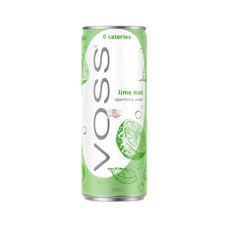Voss Lime-menta szénsavas 330ml DRS (10) 