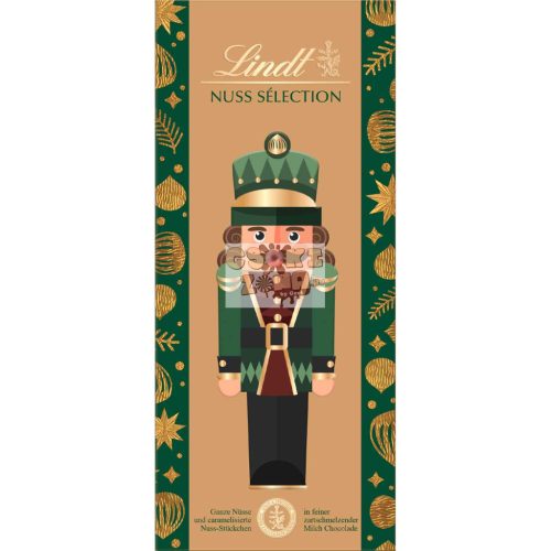 Lindt Nuss Sélection tejcsokoládé egész mogyoróval 150g