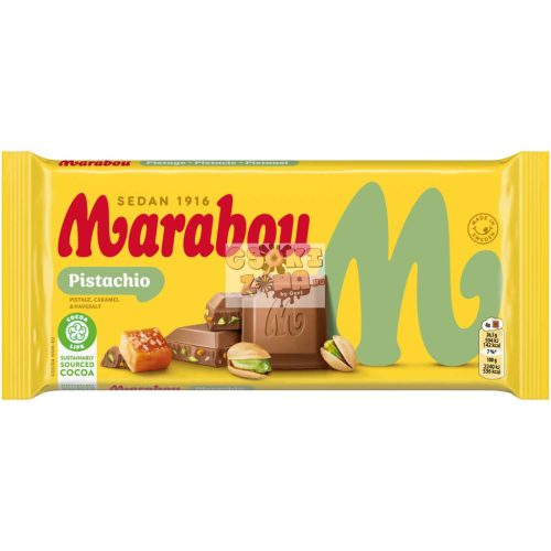 Marabou Pisztáciás tejcsokoládé 185g