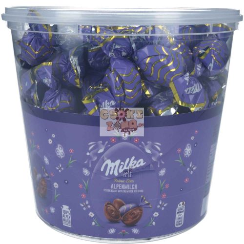 Milka tejcsokoládé krémmel töltött mini tojás 9g