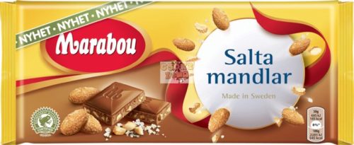 Marabou sós mandulás tejcsokoládé 200g