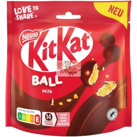 .KitKat Balls Milk 130g szav.idő:2026.08.31.