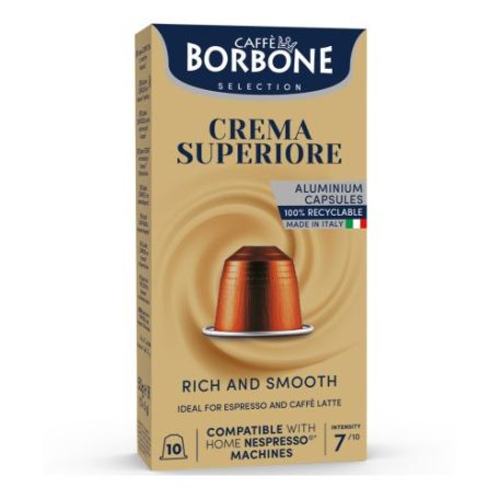 Caffe Borbone Superior Nespresso kapszula 10 db-os Szav.idő:2026.01.
