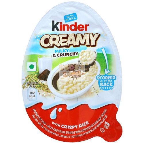 kinder Creamy Milky & Crunchy 19g (24) Szav. 2025.06.21.