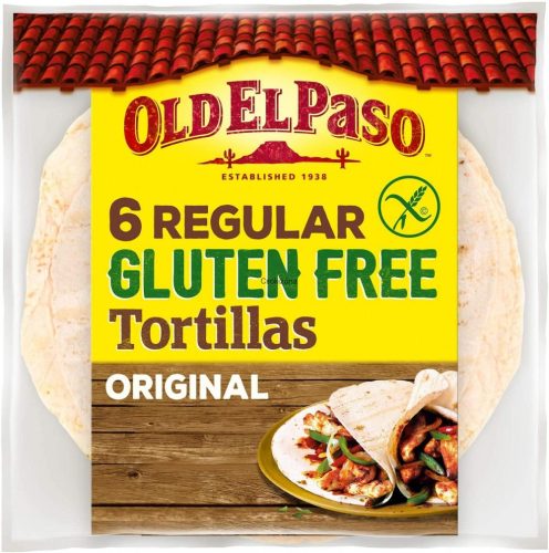 Old El Paso gluténmentes tortilla lap 216 g