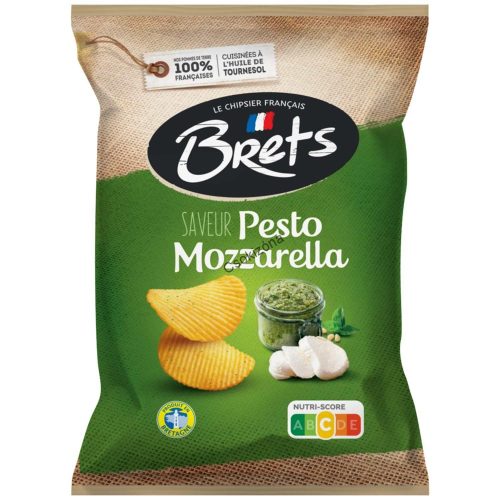 Brets pesto-mozzarella chips 125g (10)