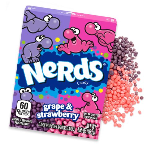Nerds szőlő-eper drazsé 46,7g