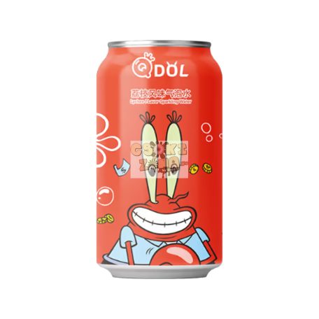 QDol Spongyabob kockanadrág licsi ízű szénsavas víz 330ml Szav.idő:2027.01.14.