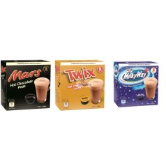 Mars, Milkyway és Twix Dolce Gusto kapszula trió