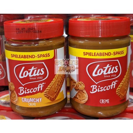 Lotus krém sima és crunchy duo (380g+400g)