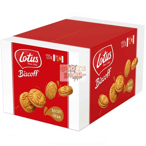 Lotuskrémes mini keksz 10g 